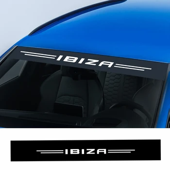 

Car Windshield Stickers for Seat Ibiza Decoration Front Rear Reflective Letters Stickers And Decals Car Styling Auto Accessories
