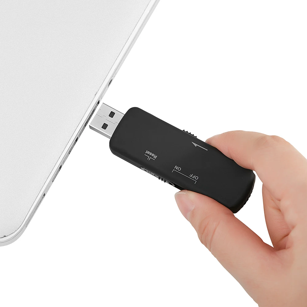 Миниатюрный USB флэш драйвер HNSAT UR09 активированный диктофон перезаряжаемый мини