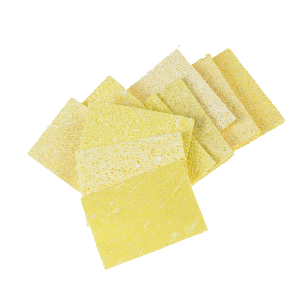 

10pcs/lot High Temperature Resistant Heatstable Solder Thick Sponge Soldering Welding Accessories Soldering Iron Cleaning