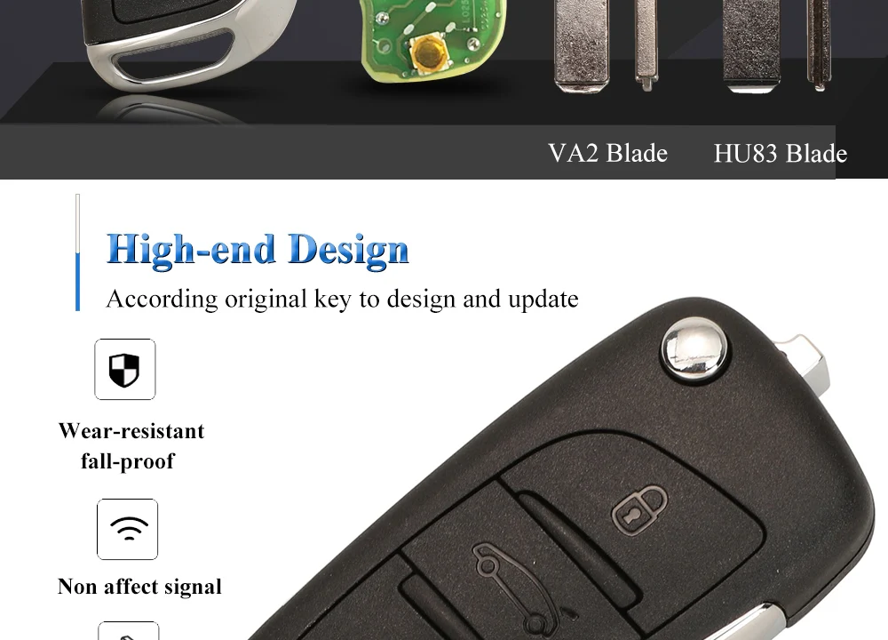 Keyforkess 5X OEM originale 433.92Mhz FSK ID46 PCF7941 Chip Flip Car Key per Citroen C4 c-quatre 3 pulsanti Auto pieghevole telecomando 10 Keyforkess 5X OEM originale 433.92Mhz FSK ID46 PCF7941 Chip Flip Car Key per Citroen C4 c-quatre 3 pulsanti Auto pieghevole telecomando - Hbd21c773b77a486f965b70836451726dd