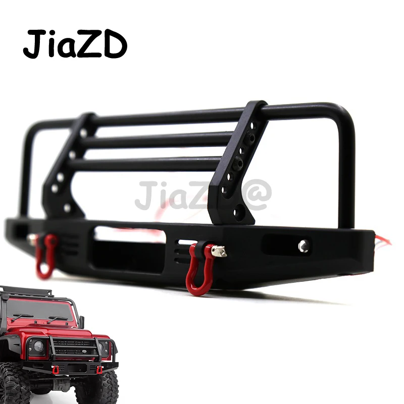 

1 set Adjustable Aluminium Alloy Front Bumper for 1/10 RC Crawler Traxxas TRX4 Defender Axial SCX10 SCX10 II 90046 90047 y07