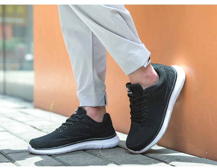 Men's Sneakers Mesh Breathable Men Casual Shoes Plus Size 40-50 Lightweight Walking Mans Shoes High Quality Non-slip Soles Shoe Men's Sneakers Mesh Breathable Men Casual Shoes Plus Size 40-50 Lightweight Walking Mans Shoes High Quality Non-slip Soles Shoe