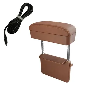 

Upgrade Car Armrest Box Storage Adjustable Car Elbow Support Case with USB Line