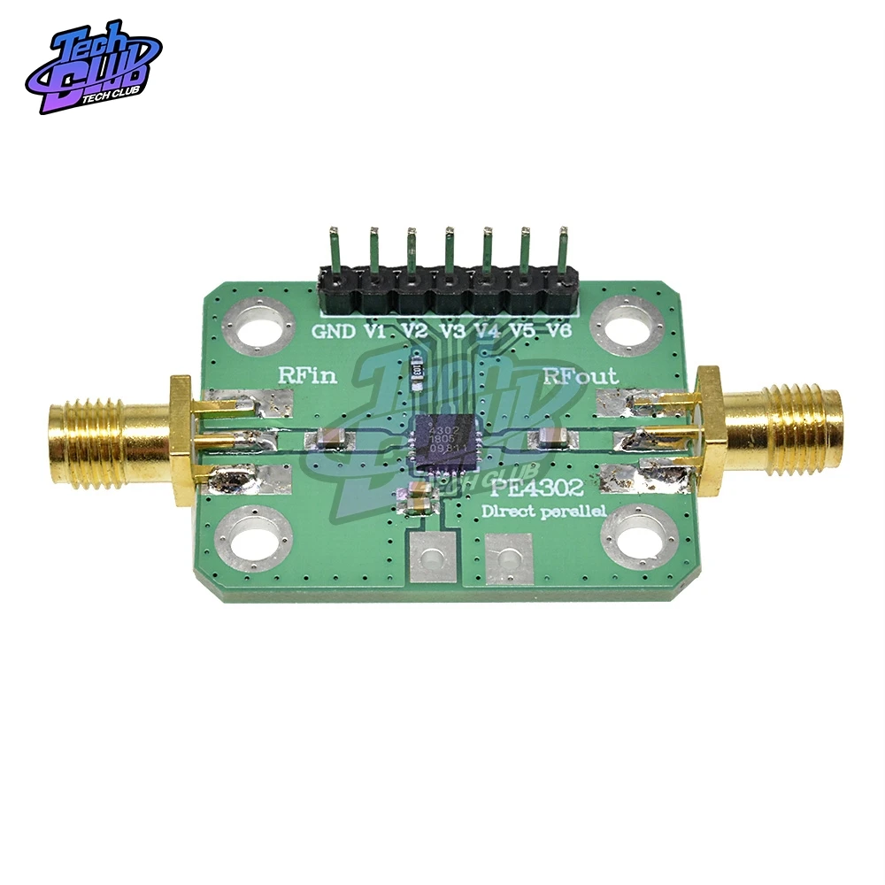 RF аттенюатор PE4302 аттенюатор с цифровым управлением параллельный мгновенный режим 1 МГц~ 4 ГГц NC аттенюатор