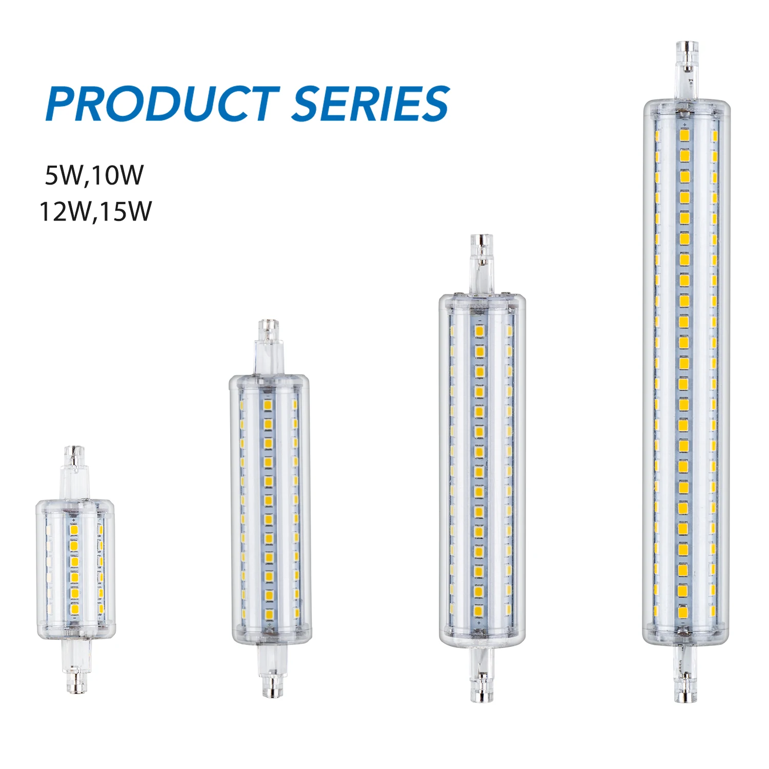 

LED Lamp R7S Light Bulb 220V 78mm 135mm 189mm Horizontal Plug Light Tube Replace Halogen Light Floodlight J78 J135 J189 R7S Bulb