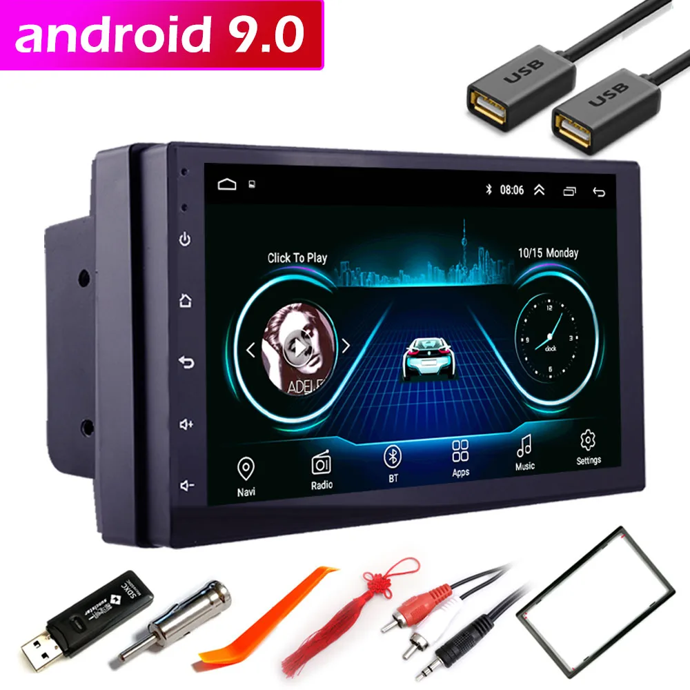 Автомобильный мультимедийный радиоплеер 2din Android 9 0 для Suzuki Buick Volkswagen Hyundai Kia Honda Toyota