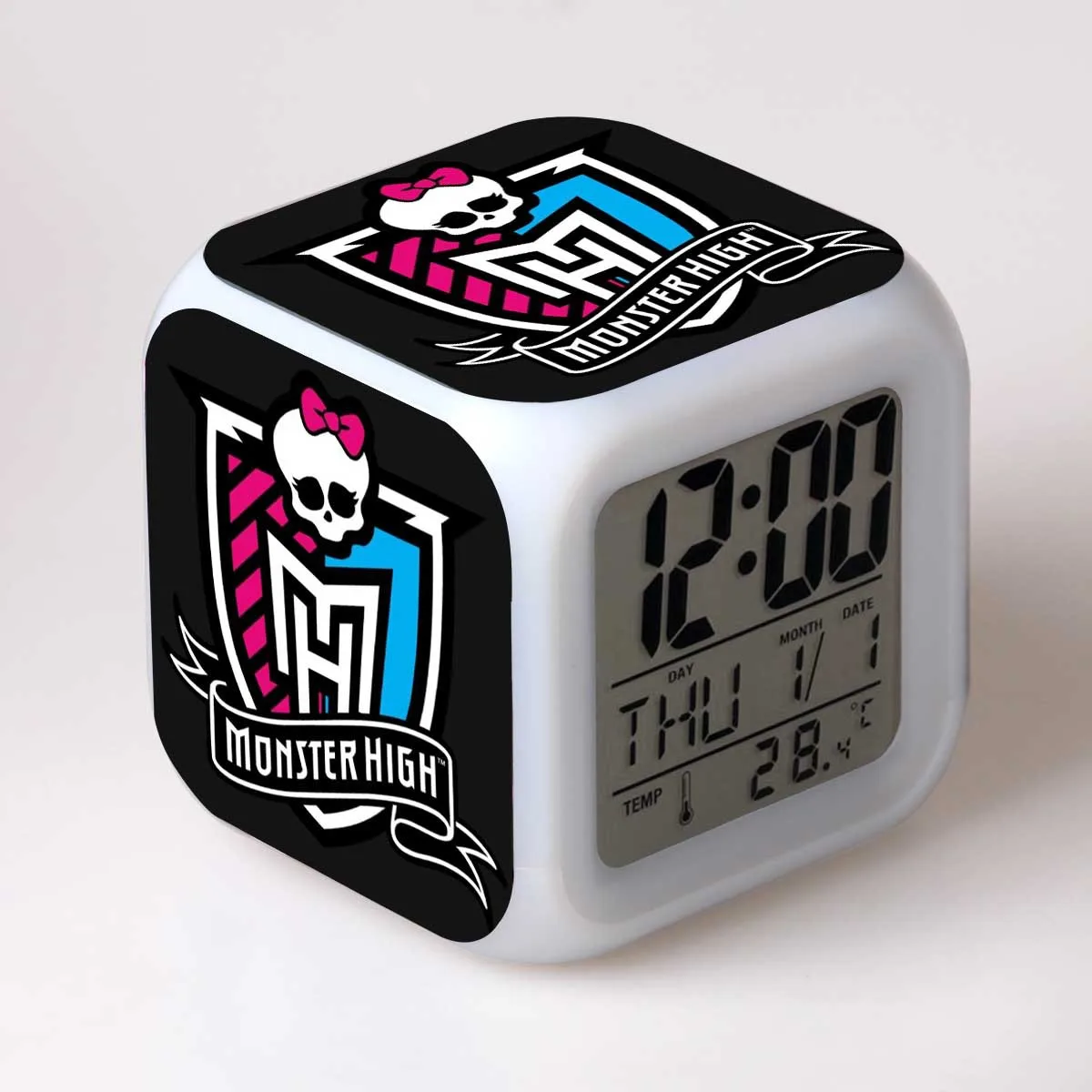 13 Высокий мультяшный будильник детская игрушка Led Reloj будильник, цифровой Электронные часы с будильником Wake Up Light Table Reveil Wekker - Цвет: 13