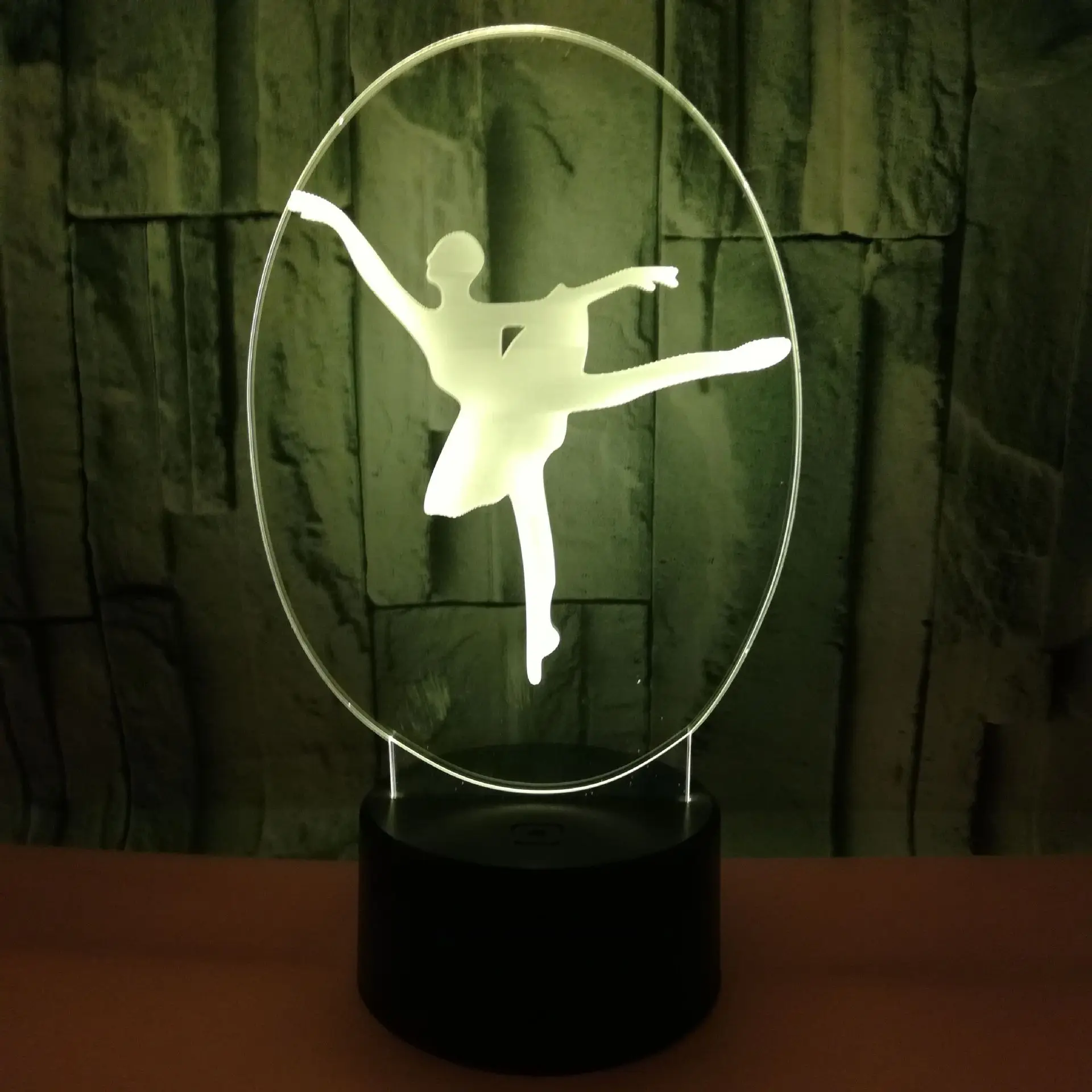 

Hot Creative Gifts Ballet 3D Night Lamp 3D LED Night Light Colorful USB 3D Visual Small Table Lamp