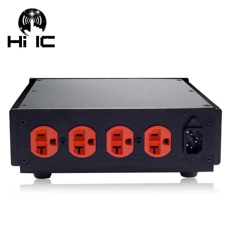 

High-quality Linear Power Supply Filter Power Socket Lightning Protection With Voltmeter Extension Socket For HiFi Audio
