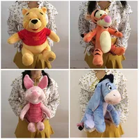Free shipping Eeyore Donkey Winnie Bear Tigger Tiger Piglet Pig And Rabbit Roo Plush Toys Cute Stuffed Animals Kids Soft Doll