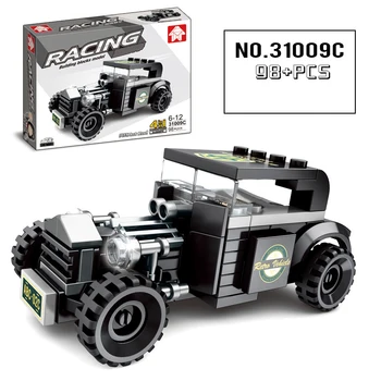 

92 Tablets/set Cohude Assemble Racing Block DIY Kids Building Blocks Car Small Particles Toys for Childrens Christmas Gifts