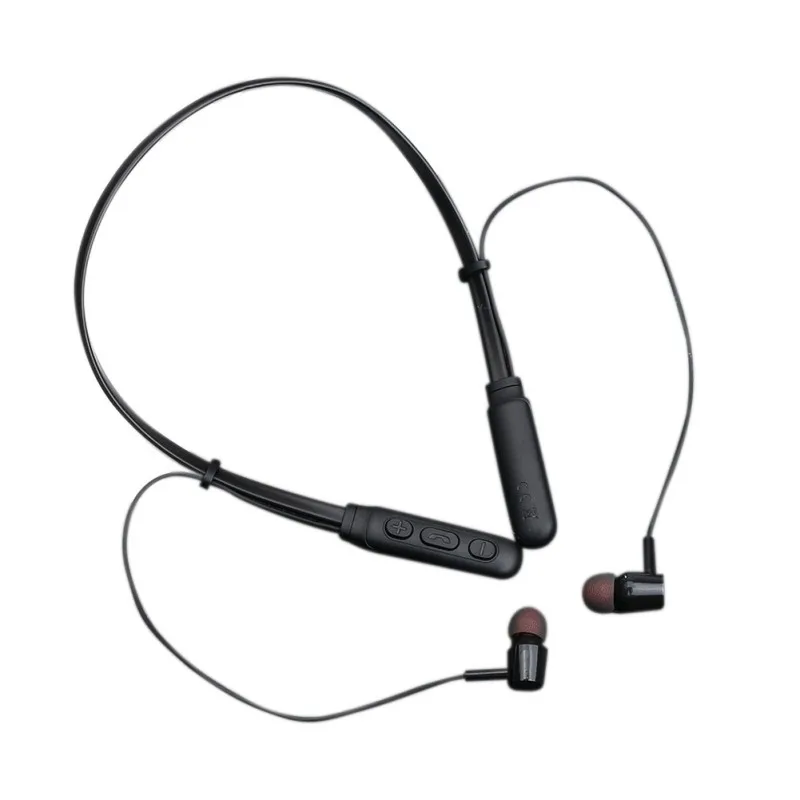 Наушники Bass Bluetooth 5,0, Беспроводные спортивные наушники, HD стерео наушники-вкладыши для занятий в тренажерном зале, 1 популярные наушники 5VV - Цвет: Красный