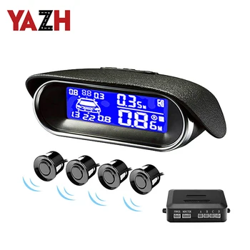 

New Model DC 12V Colorful LCD Display Buzzer Sound Beep Alert Rearview Parking Car Sensor Radar Detector Reversing Aid System