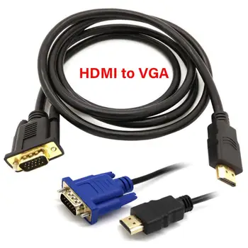 

1.8m 1080P HDMI to VGA Male Adapter Cable Video Converter Cord for PC DVD HDTV