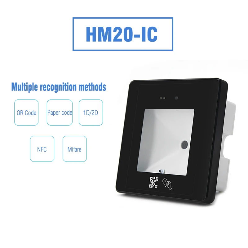 NFC ID IC 125Khz 13.56Mhz Reader Wiegand26/34 RS232 USB RS485 TTL all in one 1D 2D Barcode Scanner Engine QR barcode scanner |