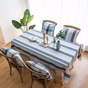 

Stripe Waterproof Kitchen Table Cloth Tablecloth Rectangular Tablecloths Dining Table Cover Obrus Tafelkleed Mantel Mesa Nappe