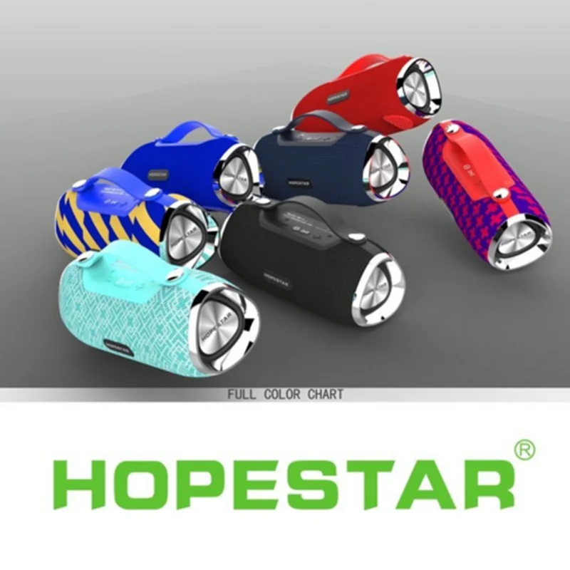 HOPESTAR H40 портативный Bluetooth динамик беспроводной 3D стерео Саундбар водонепроницаемый открытый сабвуфер заряженный 18650 динамик