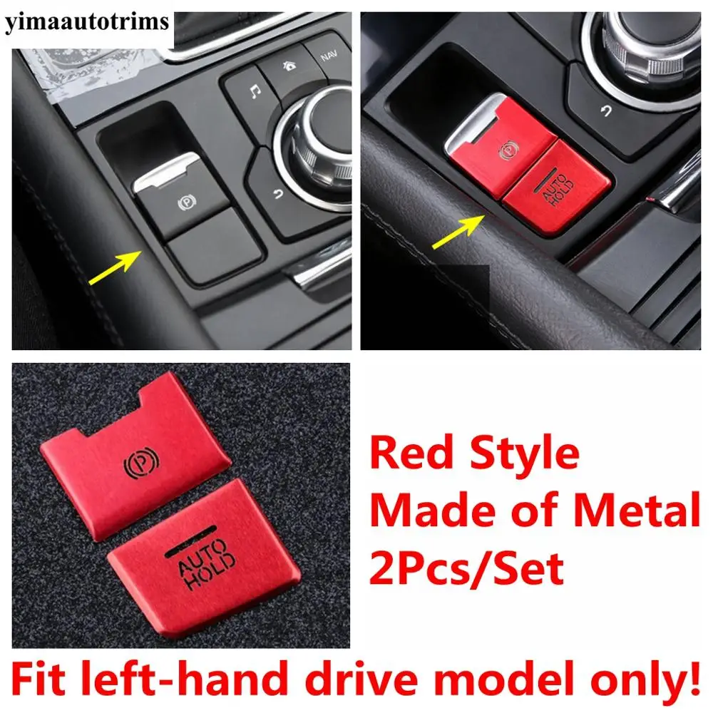 For Mazda CX-5 CX5 2017 - 2022 Electrical Park Hand Brake Center Multimedia  Knob Button Panel Cover Trim Accessories Interior - AliExpress