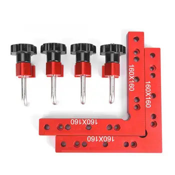 

Right Angle Positioning Ruler Aluminum Alloy 90 Degrees L-Shaped Woodworking Carpenter Tool with Scale Ruler,Woodworking Tool