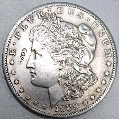 МОНЕТЫ Морган США 1878-1921 КОПИЯ монета Морган доллар - Цвет: 1889