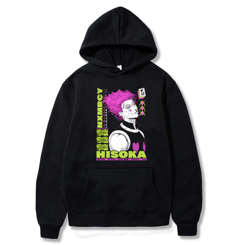 

Popular Hunter X Hunter Hisoka Morow Couple Hoodie Assassination Classroom Print High Quality Unsiex Clothes Classic Streetwear