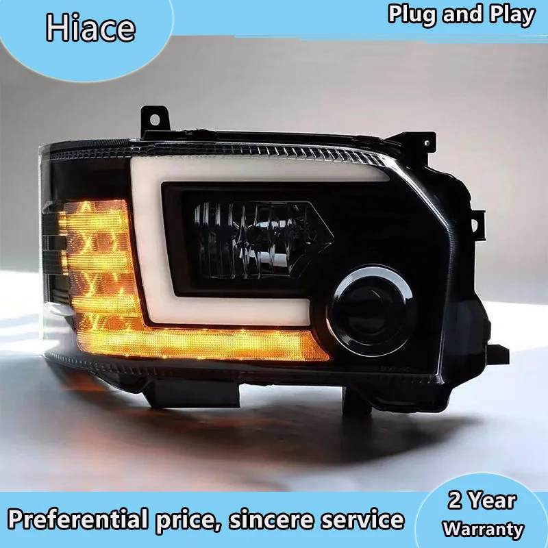 Car Styling Head Lamp for Toyota Hiace Headlights 20142019 New Hiace