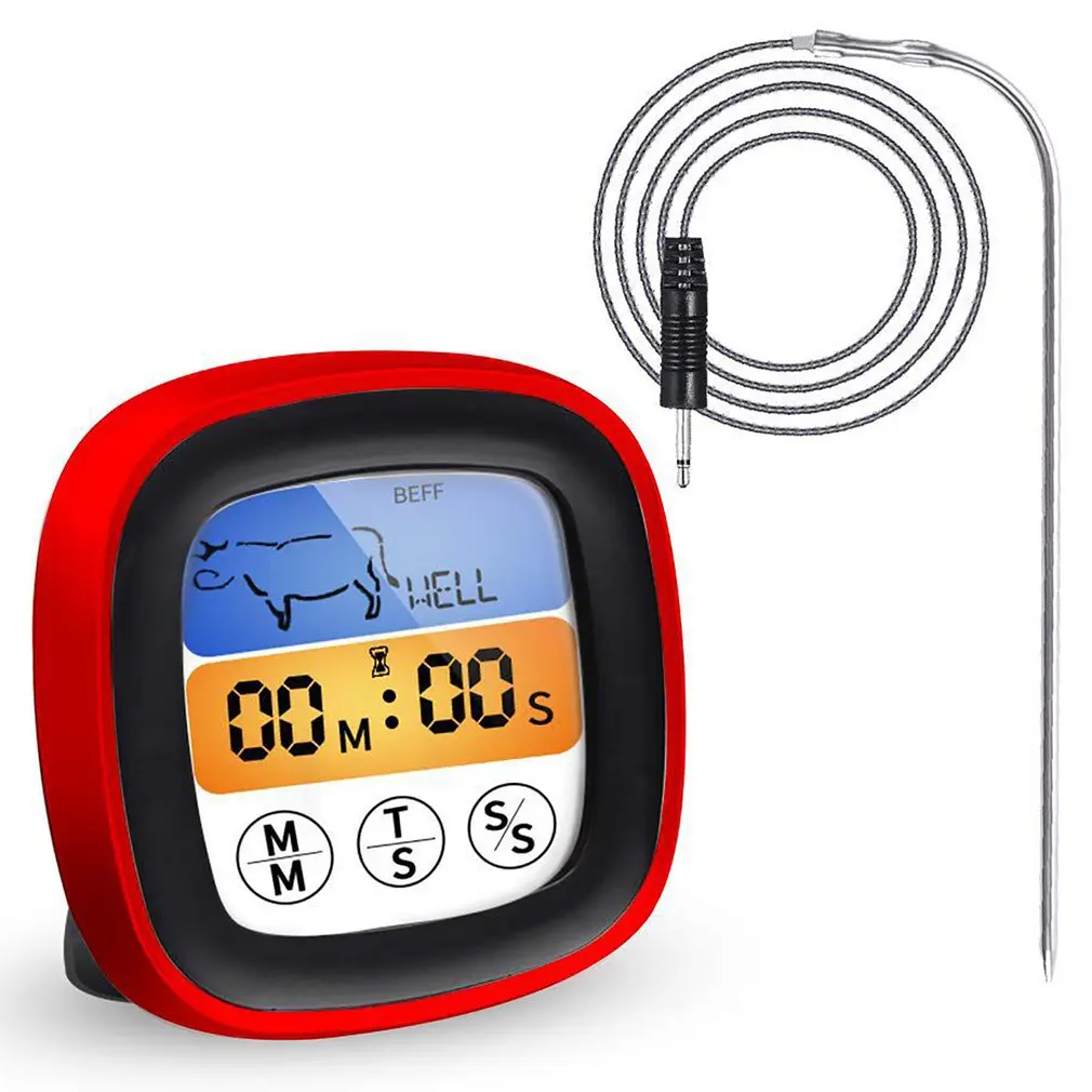 Digital Meat Kitchen Thermometer Stainless Waterproof Meat Temperature