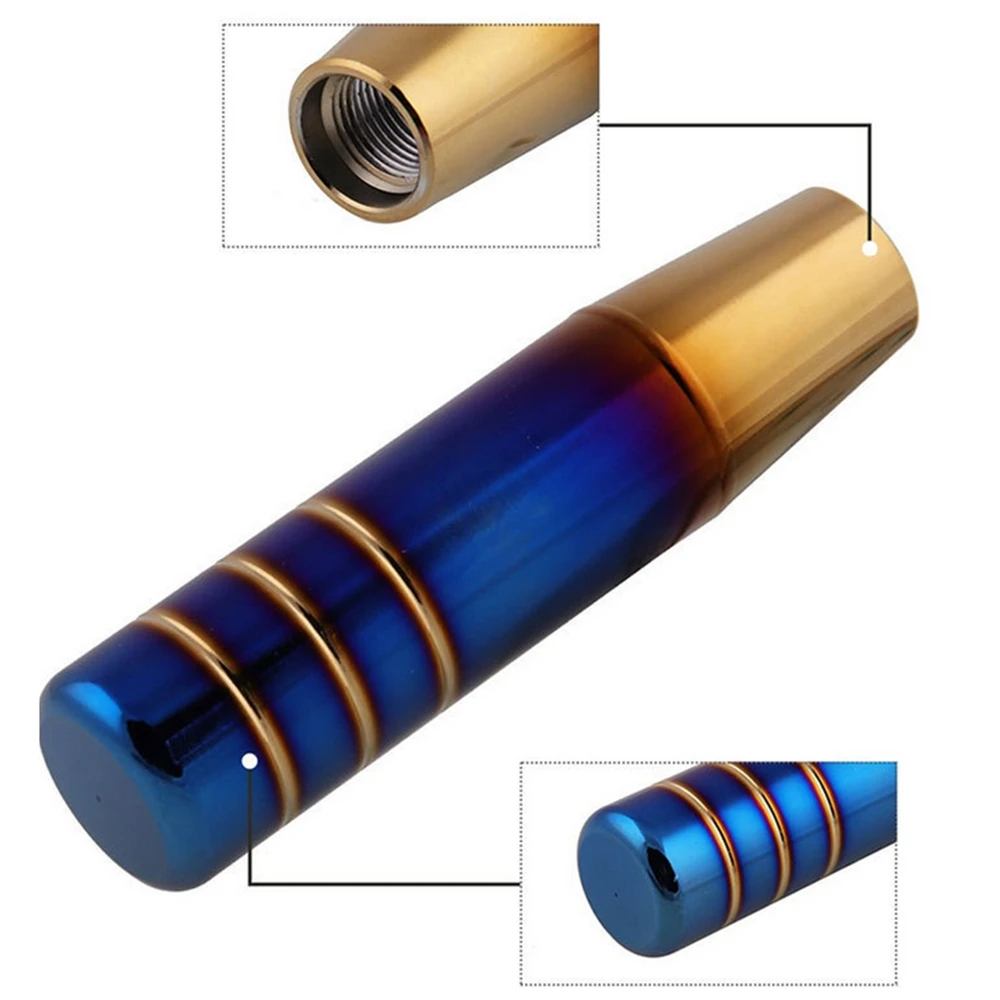 Aluminum alloy Shift head Bride Aluminum Blue Universal Knob Shifter