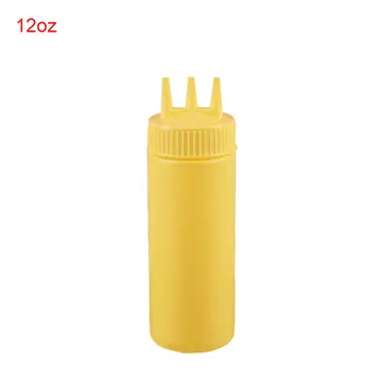 

Eco-friendly Vinegar Ketchup 3 Hole Mayonnaise Condiment Oil Dispenser Cruet Sauce Squeeze