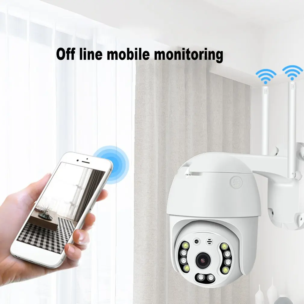 

Outdoor Ip Camera Wifi Cctv Mini Ptz Camera Home Security 360 Camera 2mp HD 1080p Wireless Video Surveillance Speed Dome