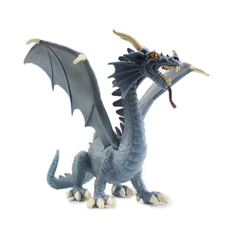 

Simulation Blue Dinosaur Model Magical Winged Dragon Educational Toy Festival Gift