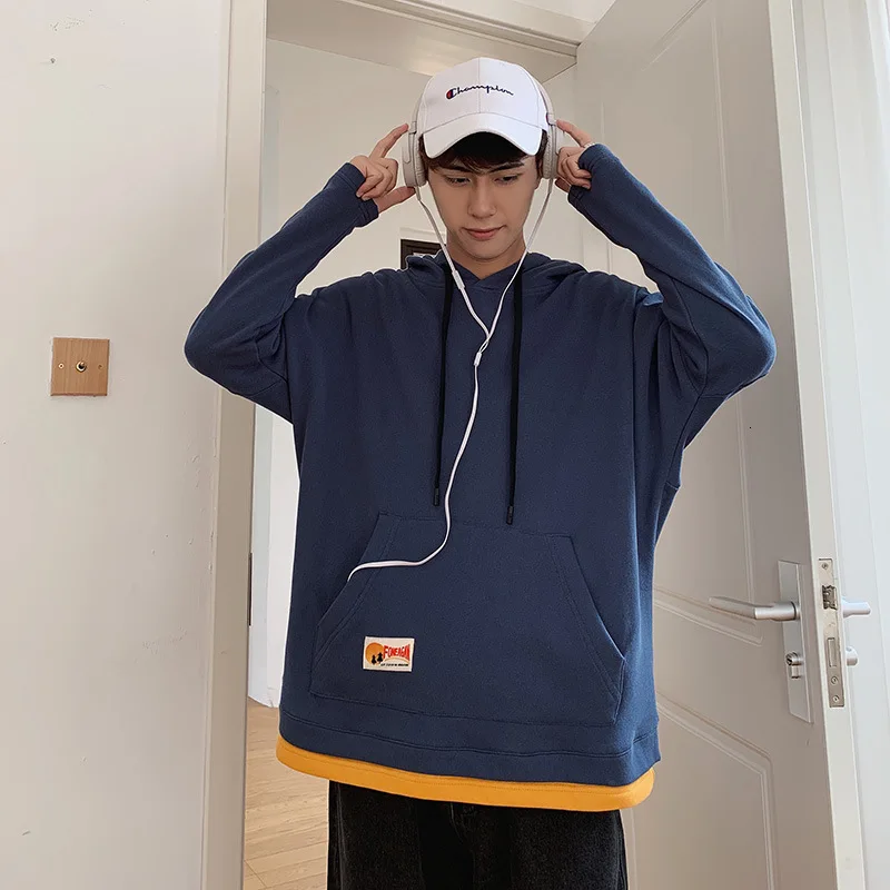 

Autumn Easy Leisure Time Lazy Wind Even Midnight Youth Solid Color Painter School Wind Jacket Loose Coat