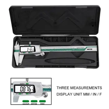 

Stainless Steel Vernier Caliper High Precision LCD Digital Gauge Micrometer Measuring Tools for Installation Renovation Work