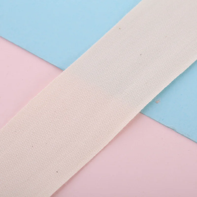 Cotton Webbing Tapes 100YARD 10/15/20/25/30/35mm Cotton Webbings High Tenacity Bag Belt Lable Ribbons Sewing Tape Bias Binding DIY Crafts