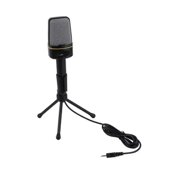 

2015 Hot 3.5mm Wired Studio Capacitive Plug and Play Microphone SF-920 For Computer Wholeslae