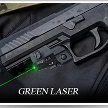 Самозащита Glock 19 Лазерный Прицел мини перезаряжаемый Тактический Пистолет зеленый лазер Mira