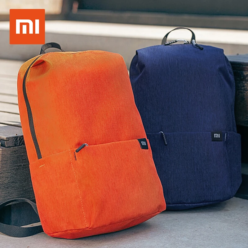 Подлинный рюкзак Xiaomi 10L, водонепроницаемая и красочная спортивная сумка на груди, унисекс, подходит для путешествий, кемпинга