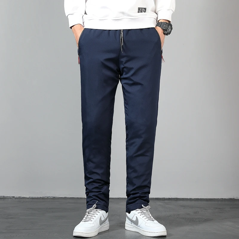 Joggers Sportswear Sweatpants Men's Winter Padded Trousers Winter