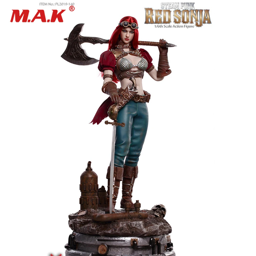 В наличии PL2019 140 1/6 BLeague Steam Punk Red Sonja экшн фигурка голова тело оружие полный