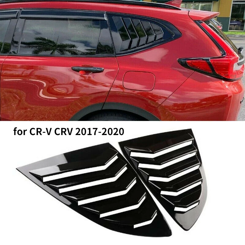 Для Honda CR V CRV 2017 2020 глянец Черный ABS боковое вентиляционное окно Совок жалюзи