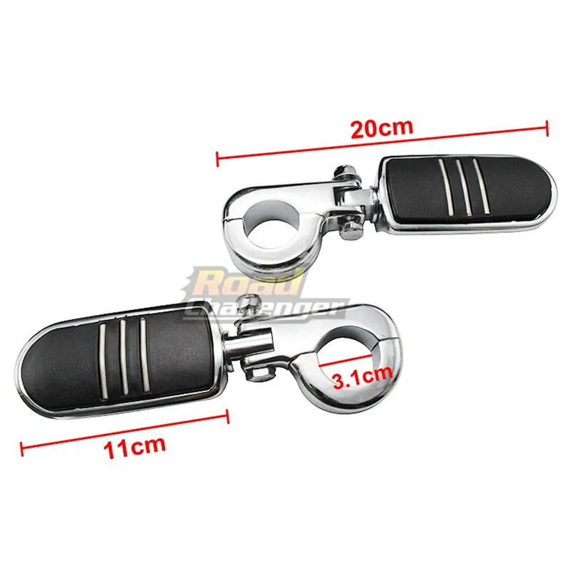 Мотоцикл 1,2" 32 мм шоссе бар подножки подножка с креплением для Harley Sportster Softail Suzuki Yamaha Honda GL1500 хром
