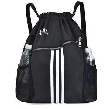 

Leisure Stripe Oxford Drawstring Backpack School Gym Drawstring Bag Storage Pack Rucksack Pouch High-Capacity Outdoor Travel Bag