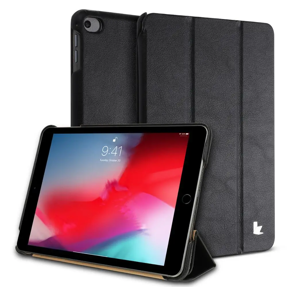 Jisoncase, кожаный чехол для нового iPad mini 5, 7,9 дюймов, с сильной защитой, Автоматический Режим сна/пробуждения, легкий Чехол-подставка для iPad