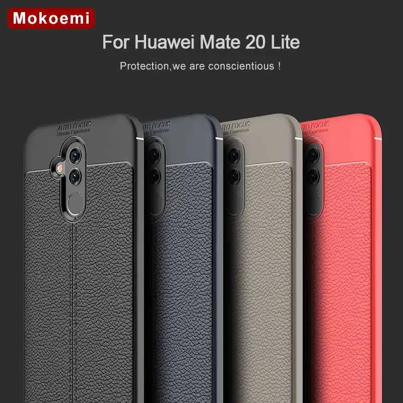 

Mokoemi Lichee Pattern Shock Proof Soft 6.3"For Huawei Mate 20 Lite Case For Huawei Mate 20 Lite Cell Phone Case Cover