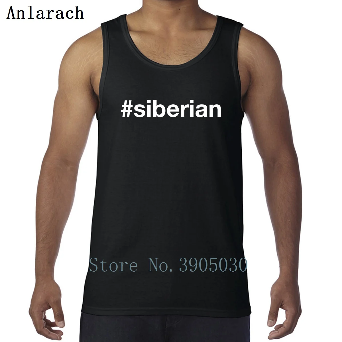 

Siberia Vest Interesting Creature Pictures Crew Neck Tank Top Men Fitted Workouts 2018 Anlarach Breathable