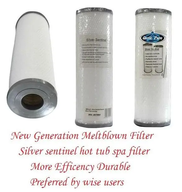 Арктический спа-фильтр из чистого серебра Sentinel-2008 и более старых моделей 33,5 см x 12,5 см подходит для фильтров Darlly