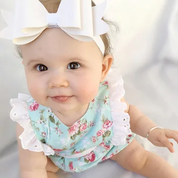 

Hot Selling Newborns Baby Girl Small Floral One Piece Jumpsuit Romper Small Floral Daylight Service