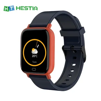 

S20 Waterproof Smart Bracelet 1.3IN IPS Square Screen Heart Rate Blood Pressure Monitoring Call Remind Sports Smart Bracelet
