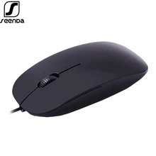 SeenDa Mini Wired Mouse for Laptop Notebook Ergonomic Design Super Slim Mouse for PC Portable Optical Mice computer