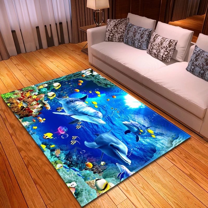 ocean world baby play mat